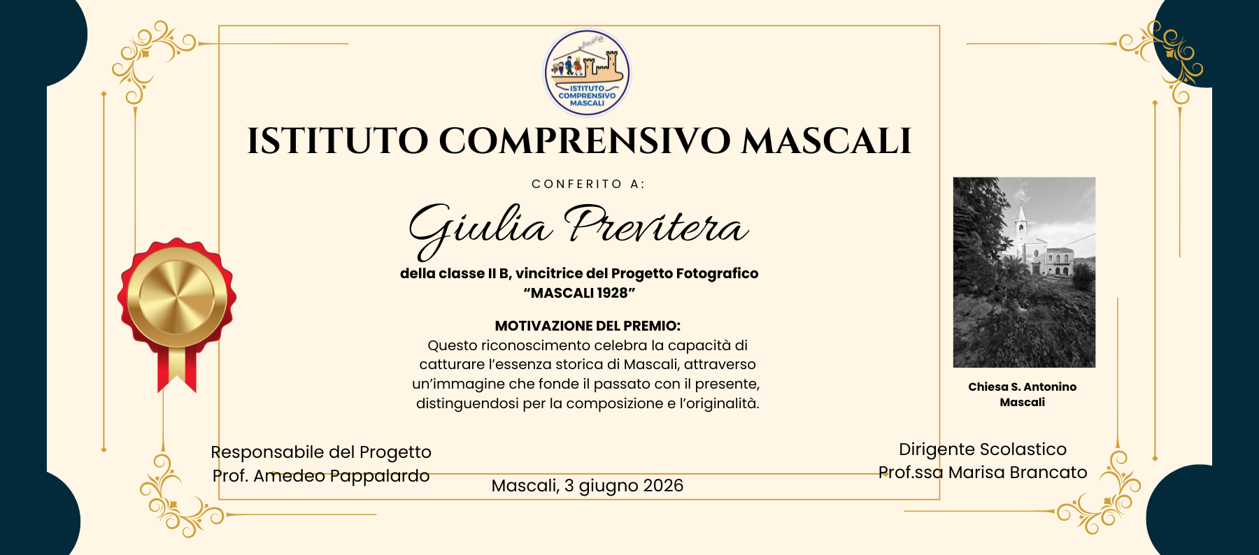 Esito votazione Progetto fotografico 